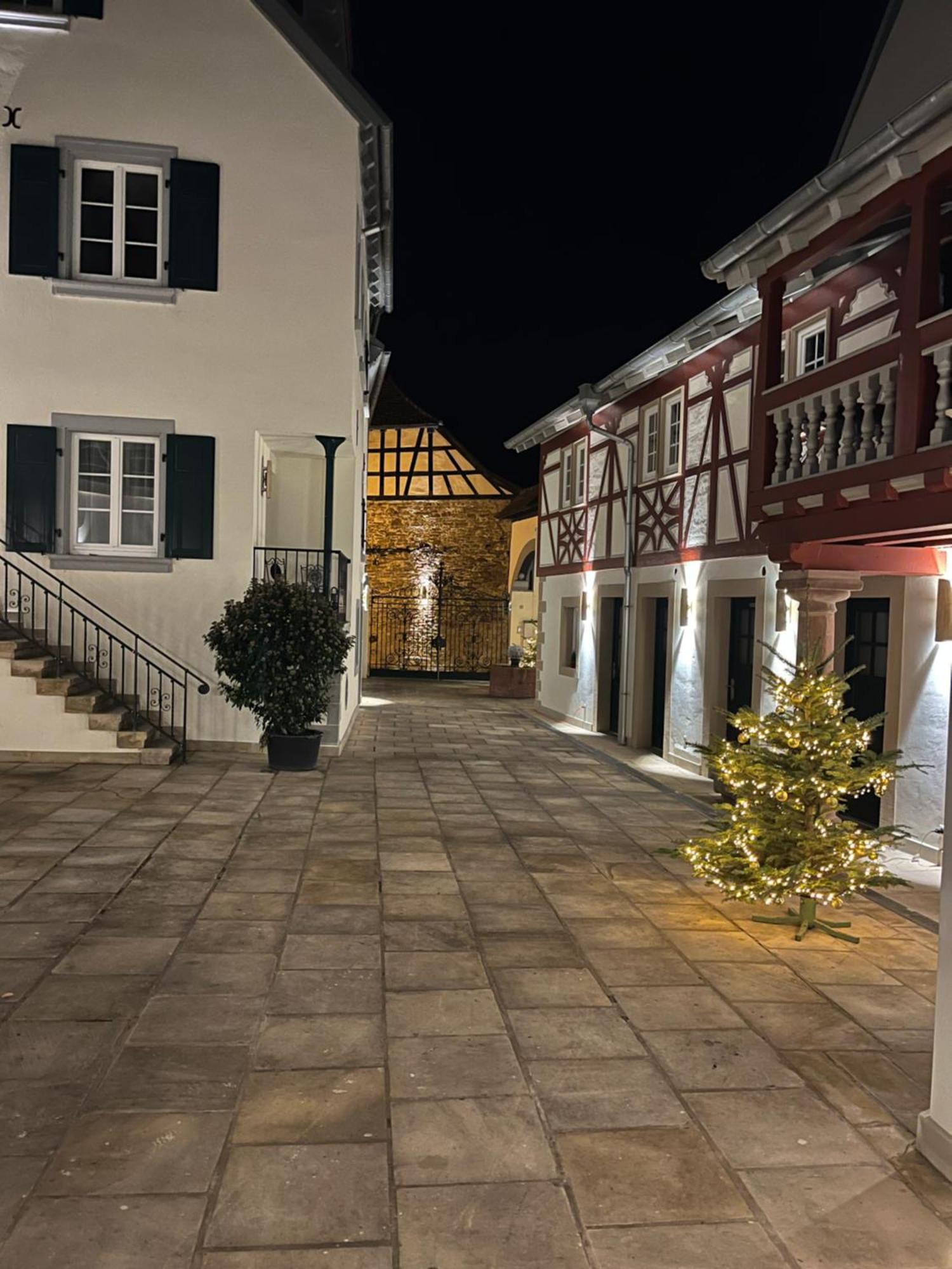 Karlbacher Domizil Ferienwohnungen Grosskarlbach Bagian luar foto